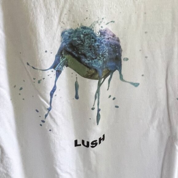RARE LUSH Limited Edition Bath Bomb T-Shirt, Size M - Picture 3 of 3